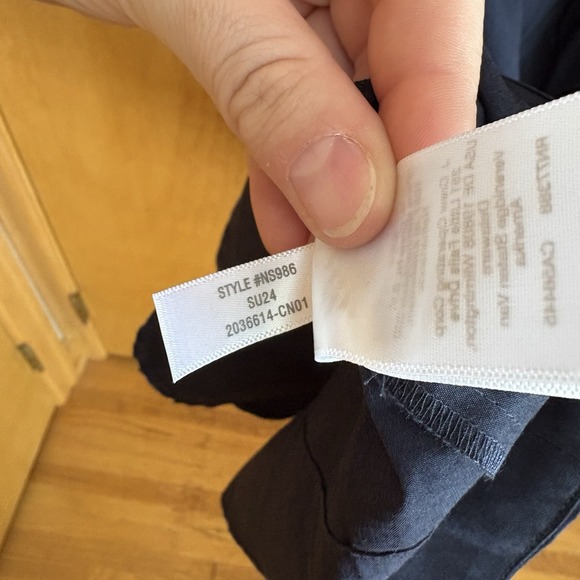 Madewell Square Neck Puff Sleeve Dress 4 Blue NWT Travel Resort‎ Shower NS986 - Picture 12 of 12